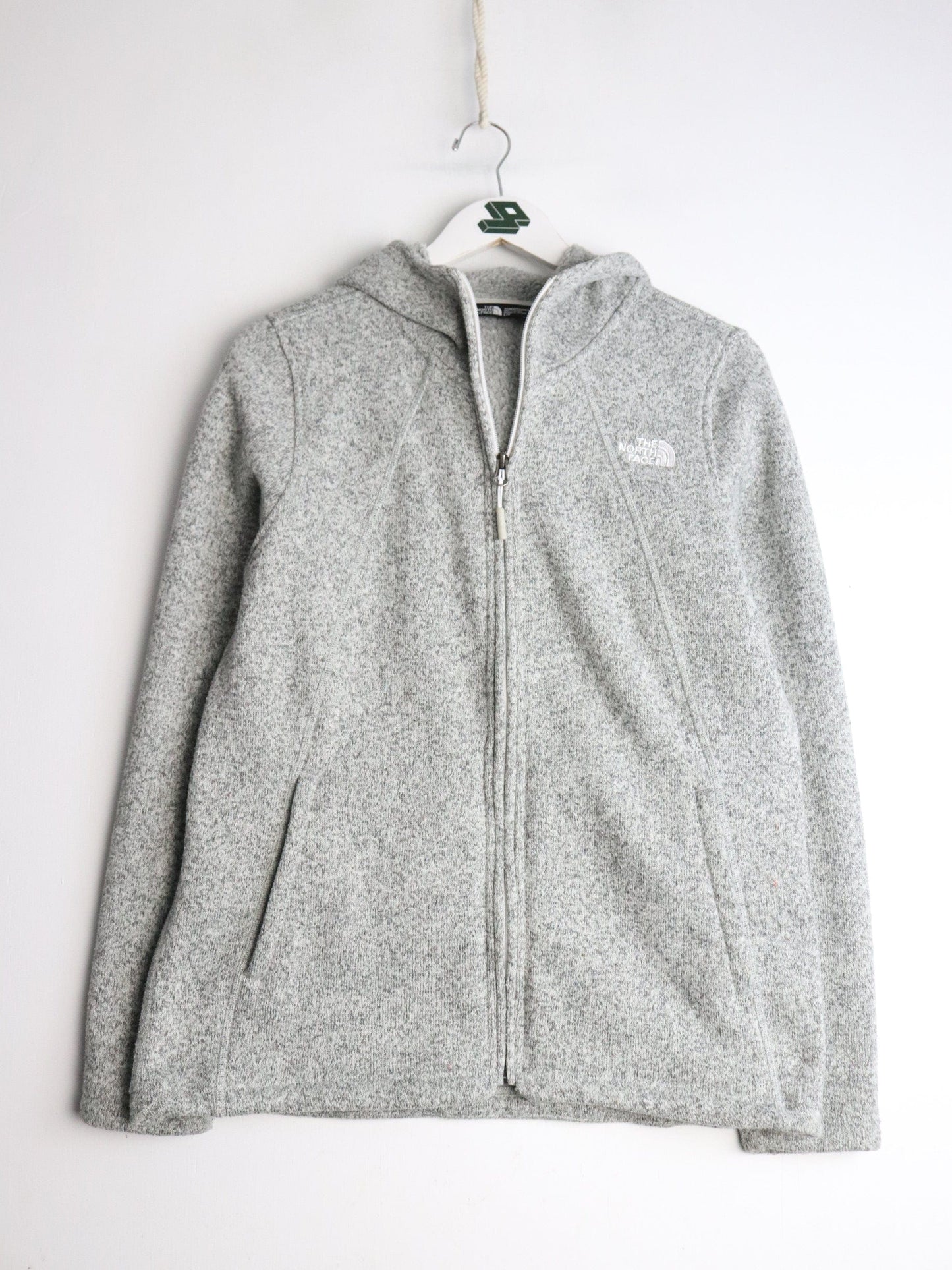 The North Face Sweater Women's Large Grey Full Zip from propervintagecanada