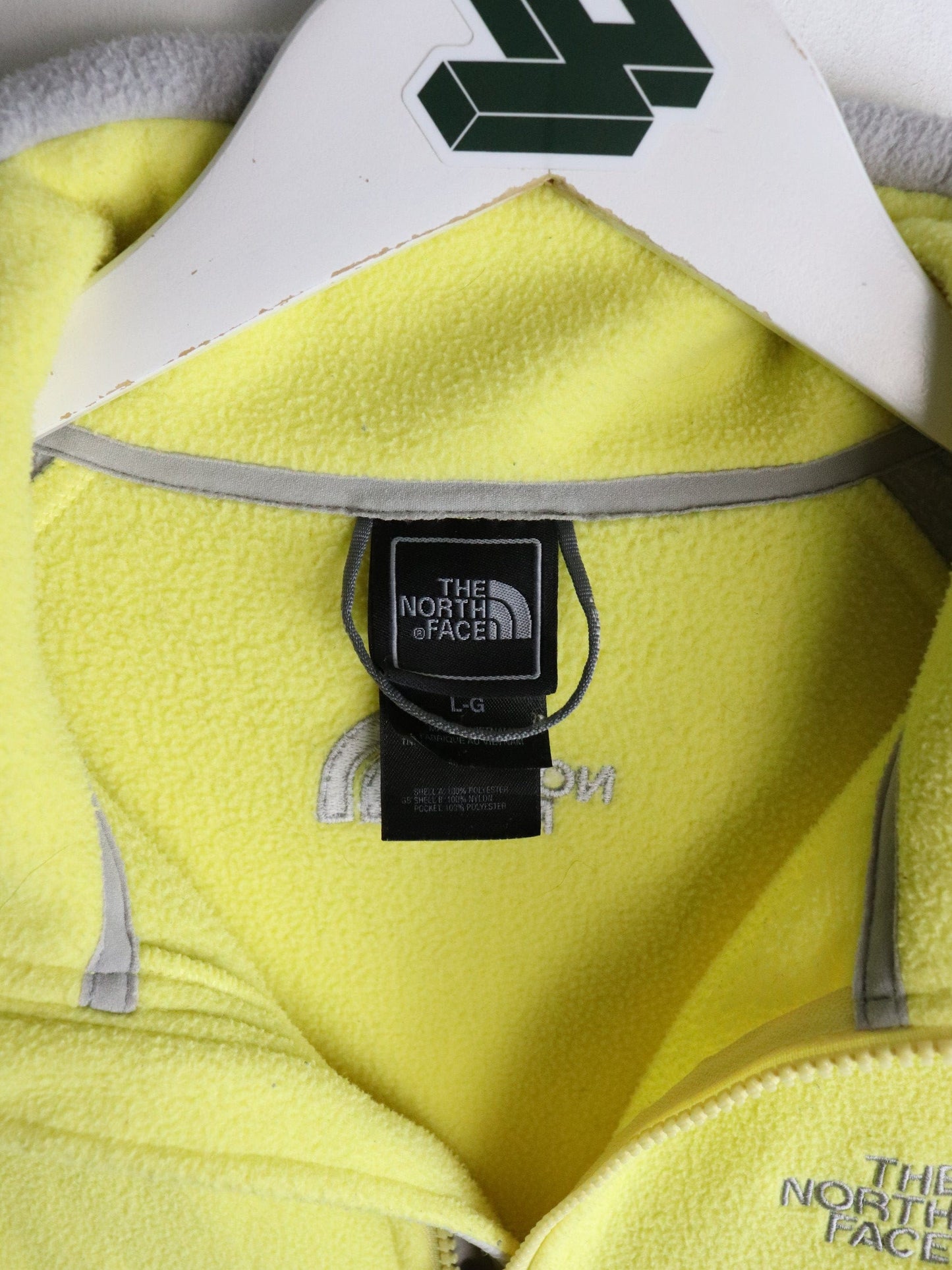 The North Face Sweater Womens Large Yellow Fleece from propervintagecanada