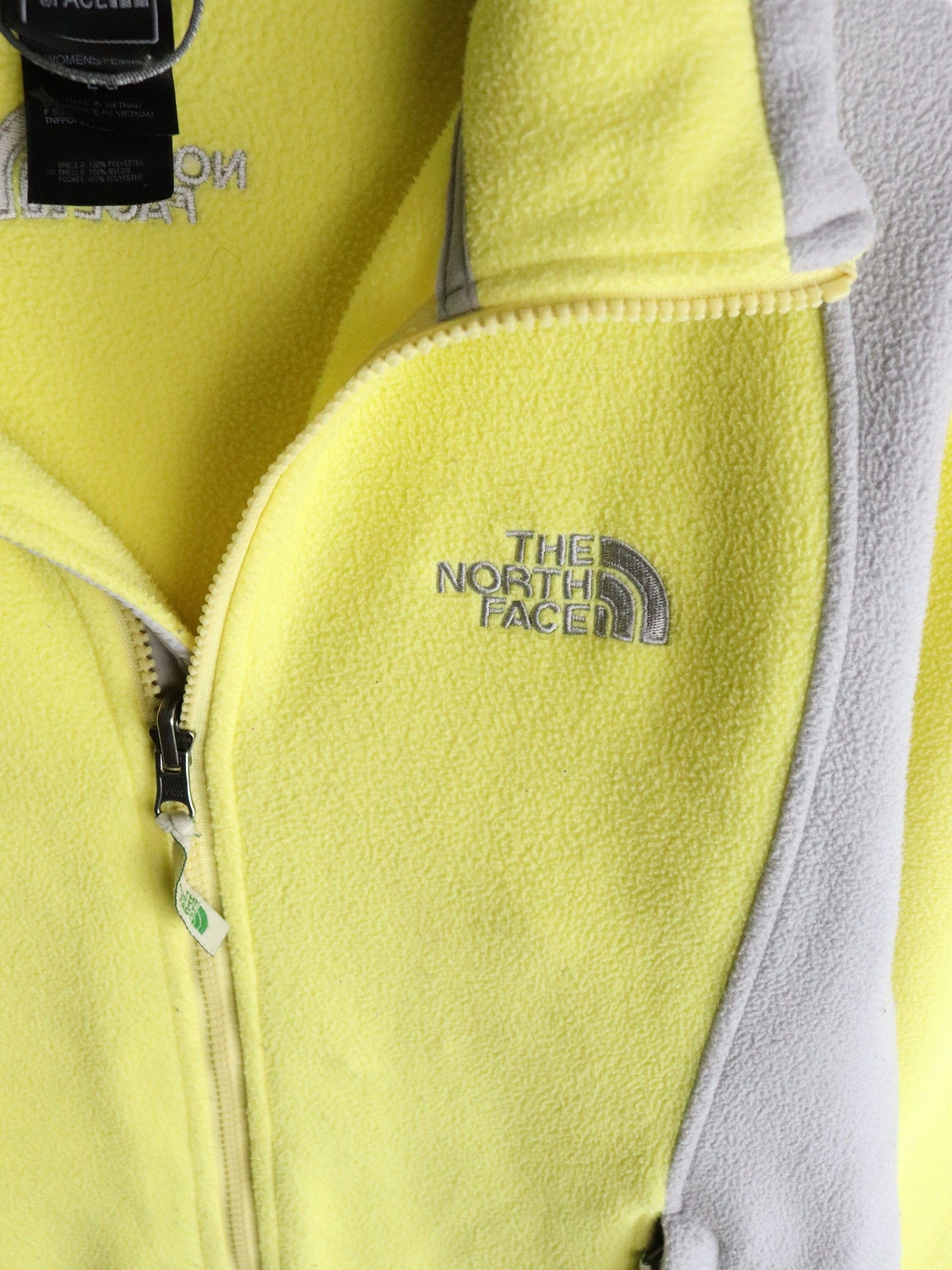 The North Face Sweater Womens Large Yellow Fleece from propervintagecanada