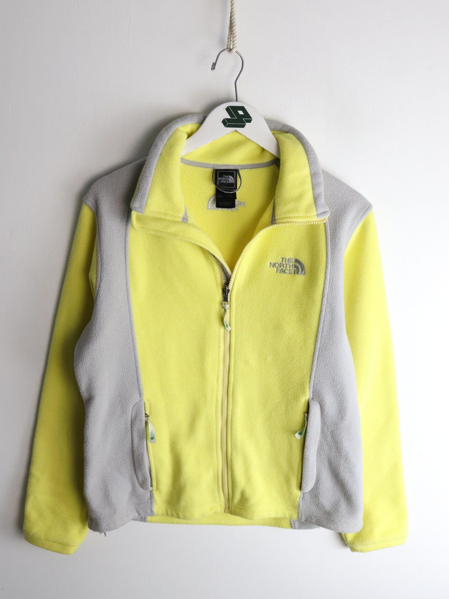 The North Face Sweater Womens Large Yellow Fleece from propervintagecanada