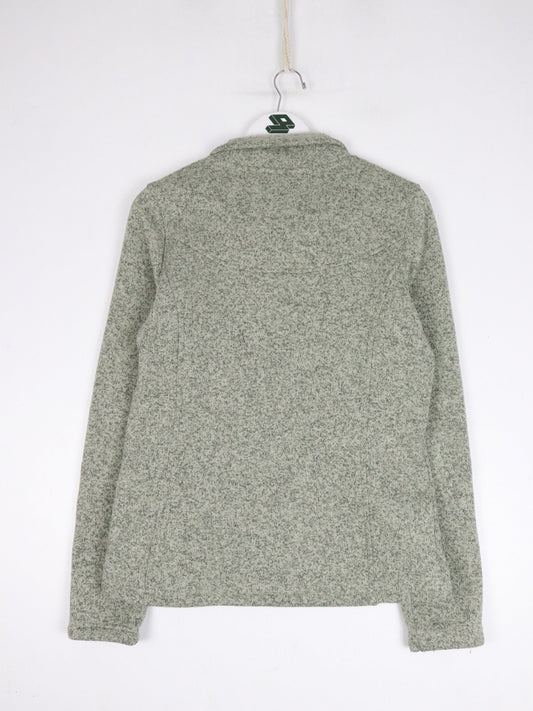 The North Face Sweater Womens Medium Grey Quarter Zip