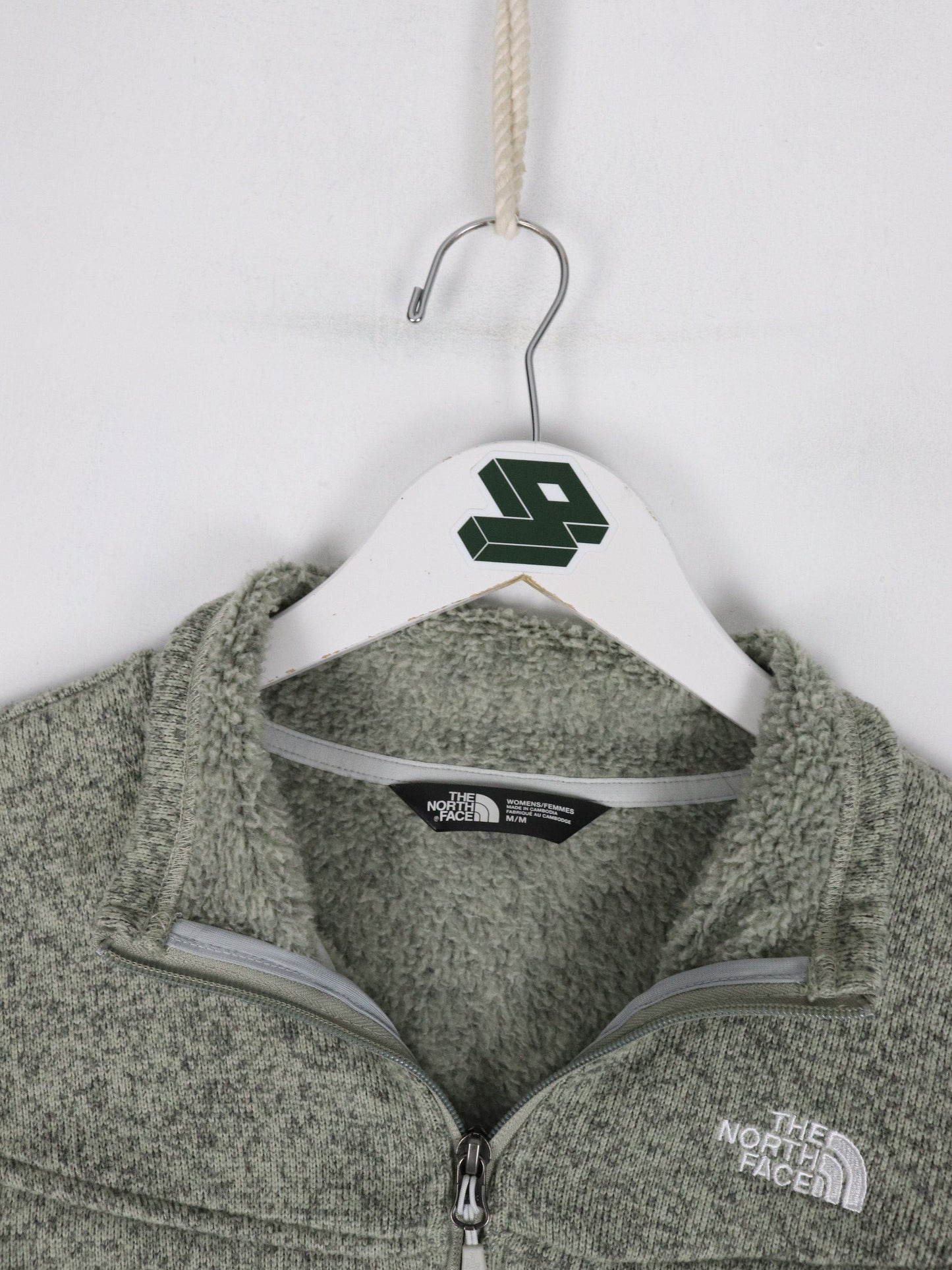 The North Face Sweater Womens Medium Grey Quarter Zip from propervintagecanada