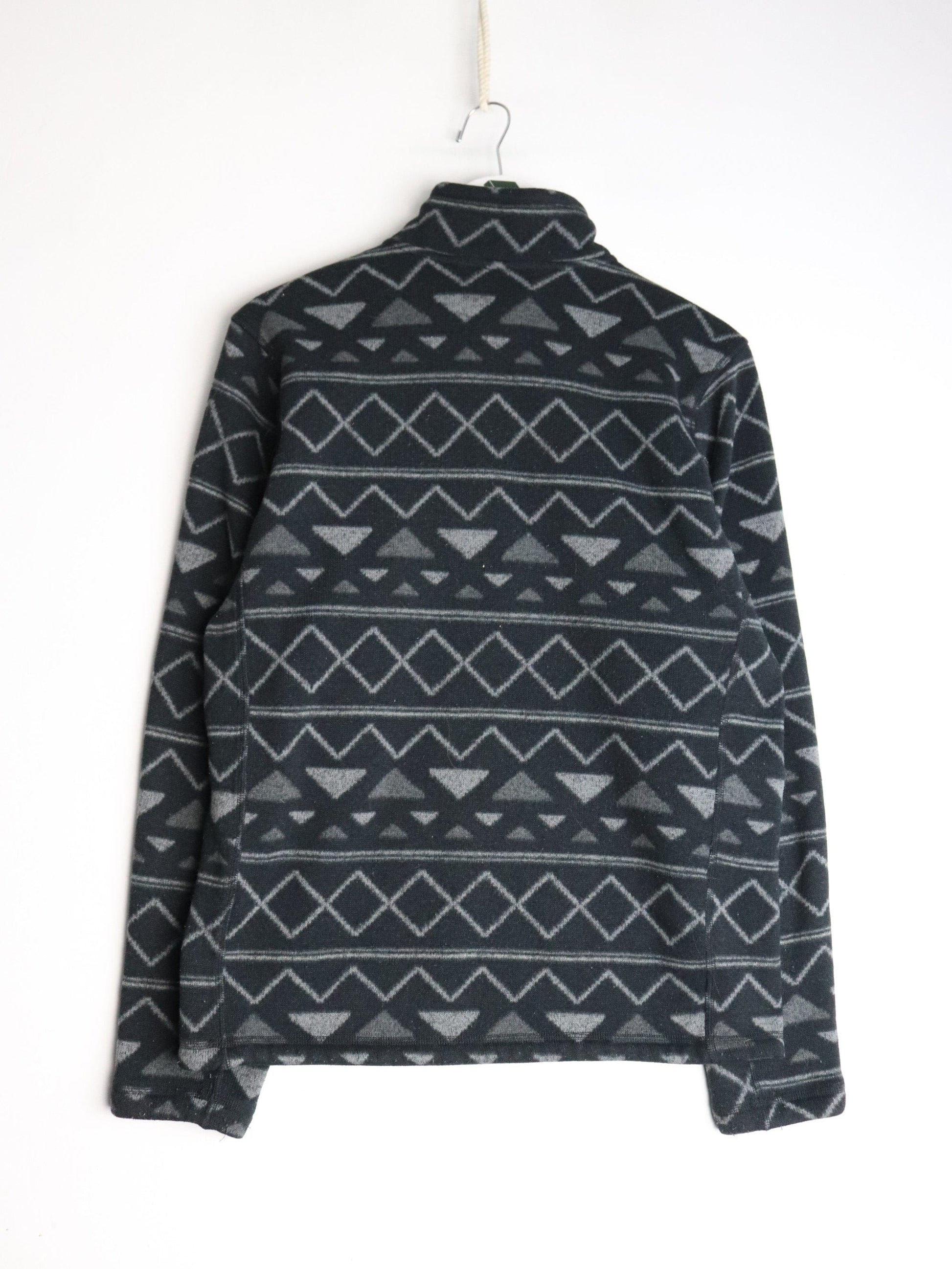 The North Face Sweatshirt Mens Small Black Quarter Zip