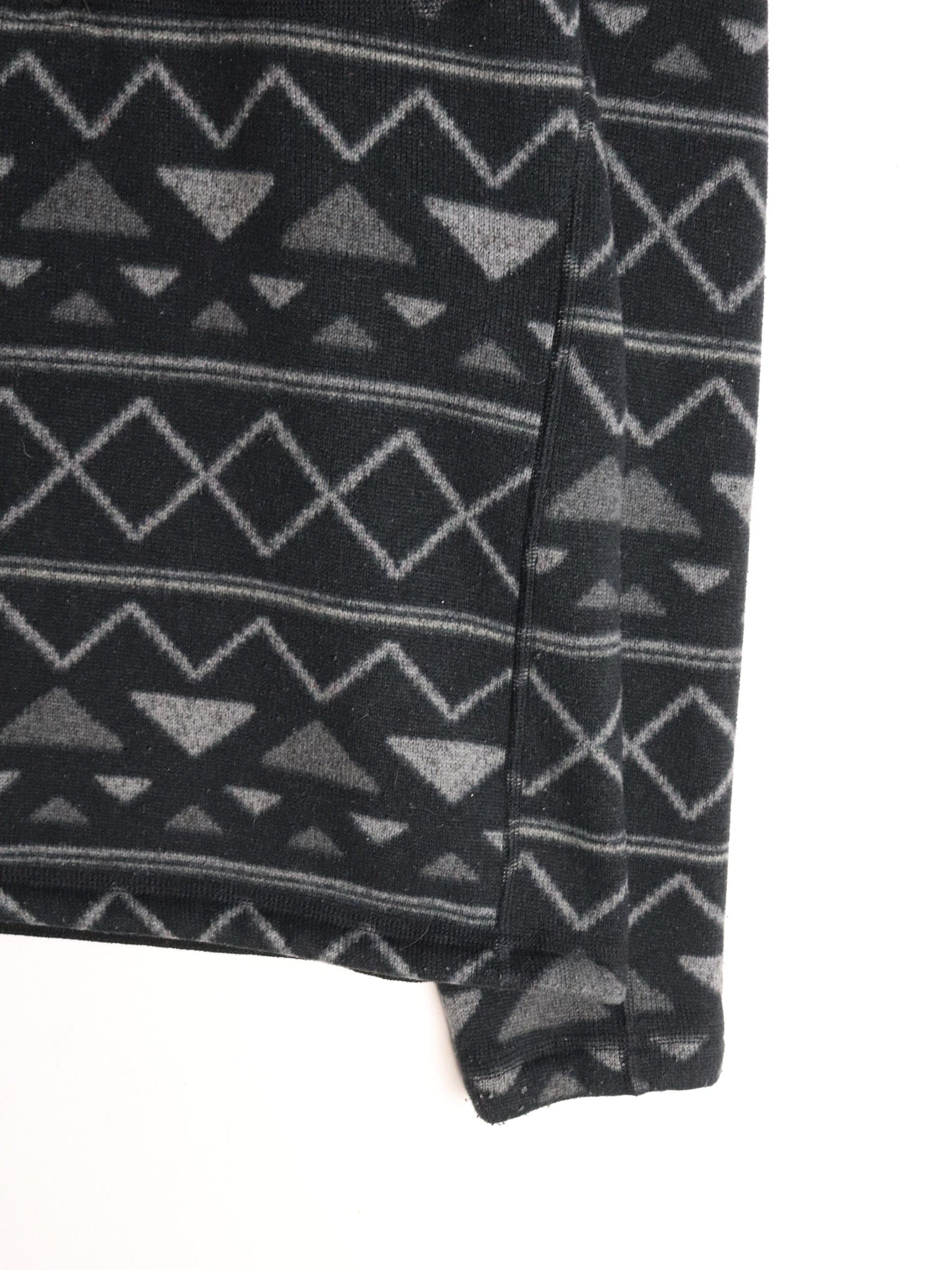 The North Face Sweatshirt Mens Small Black Quarter Zip