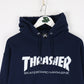 Thrasher Sweatshirts & Hoodies Thrasher Sweatshirt Mens Medium Blue Skater Hoodie