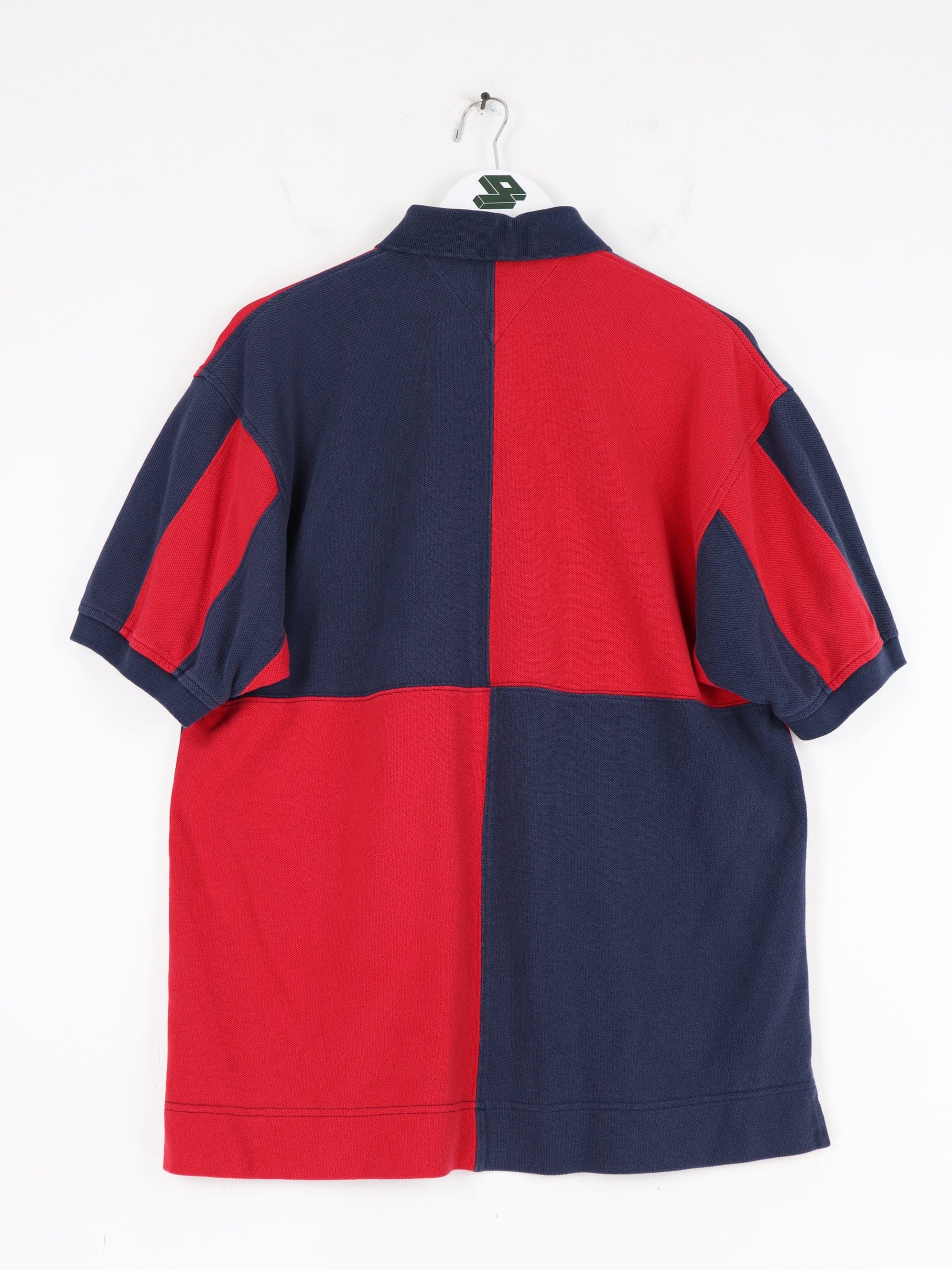 Vintage Tommy Hilfiger Polo Shirt Mens XL Blue Pocket 90s