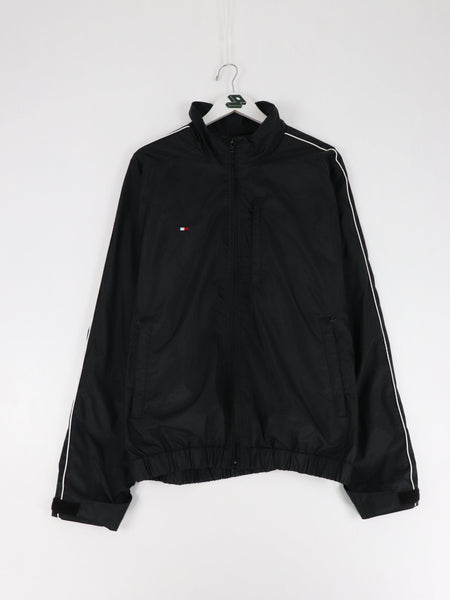 Black tommy outlet windbreaker