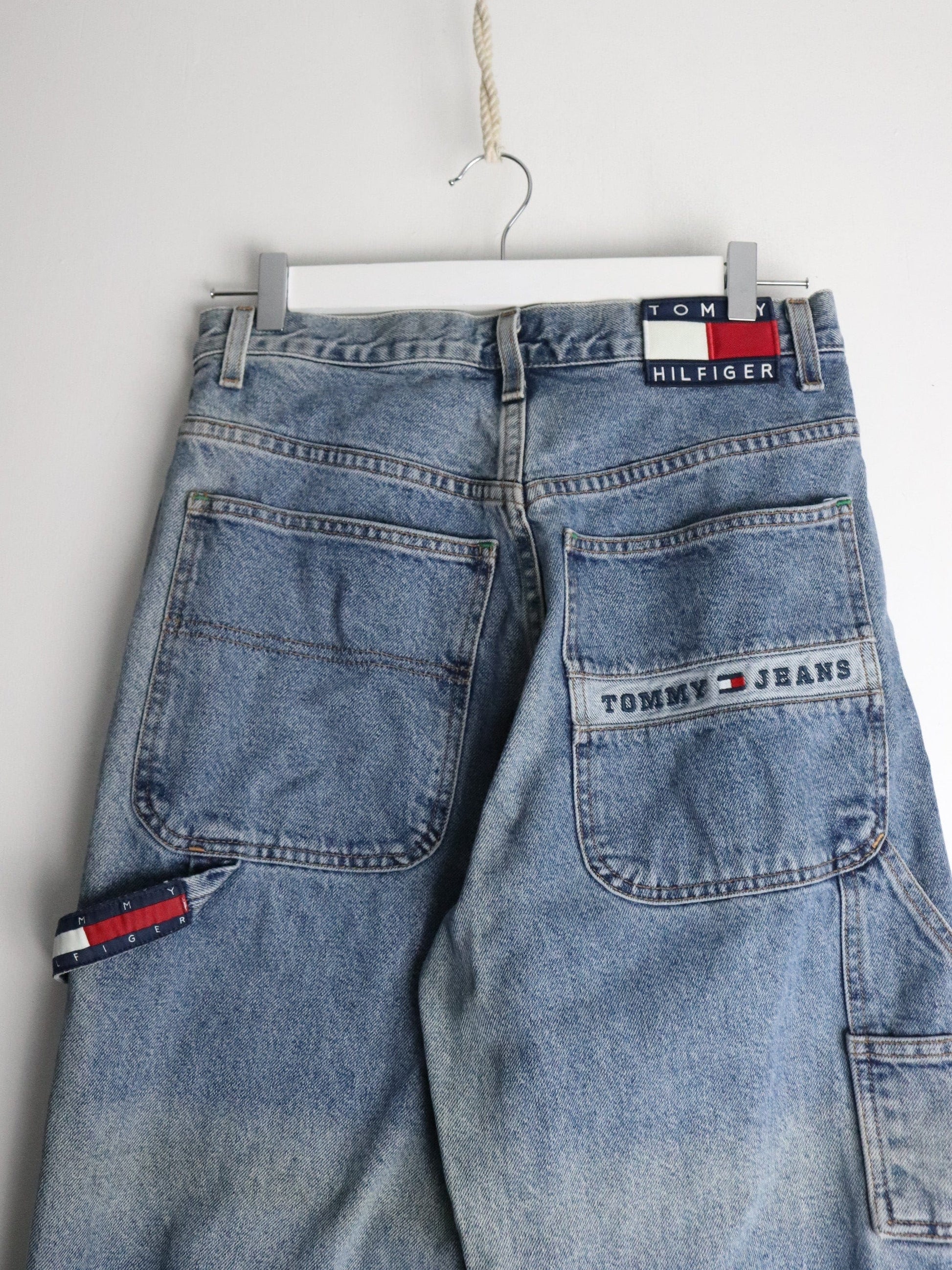 Tommy Hilfiger Jeans Vintage Tommy Hilfiger Pants Men 29 x 30 Blue Denim Carpenter Jeans