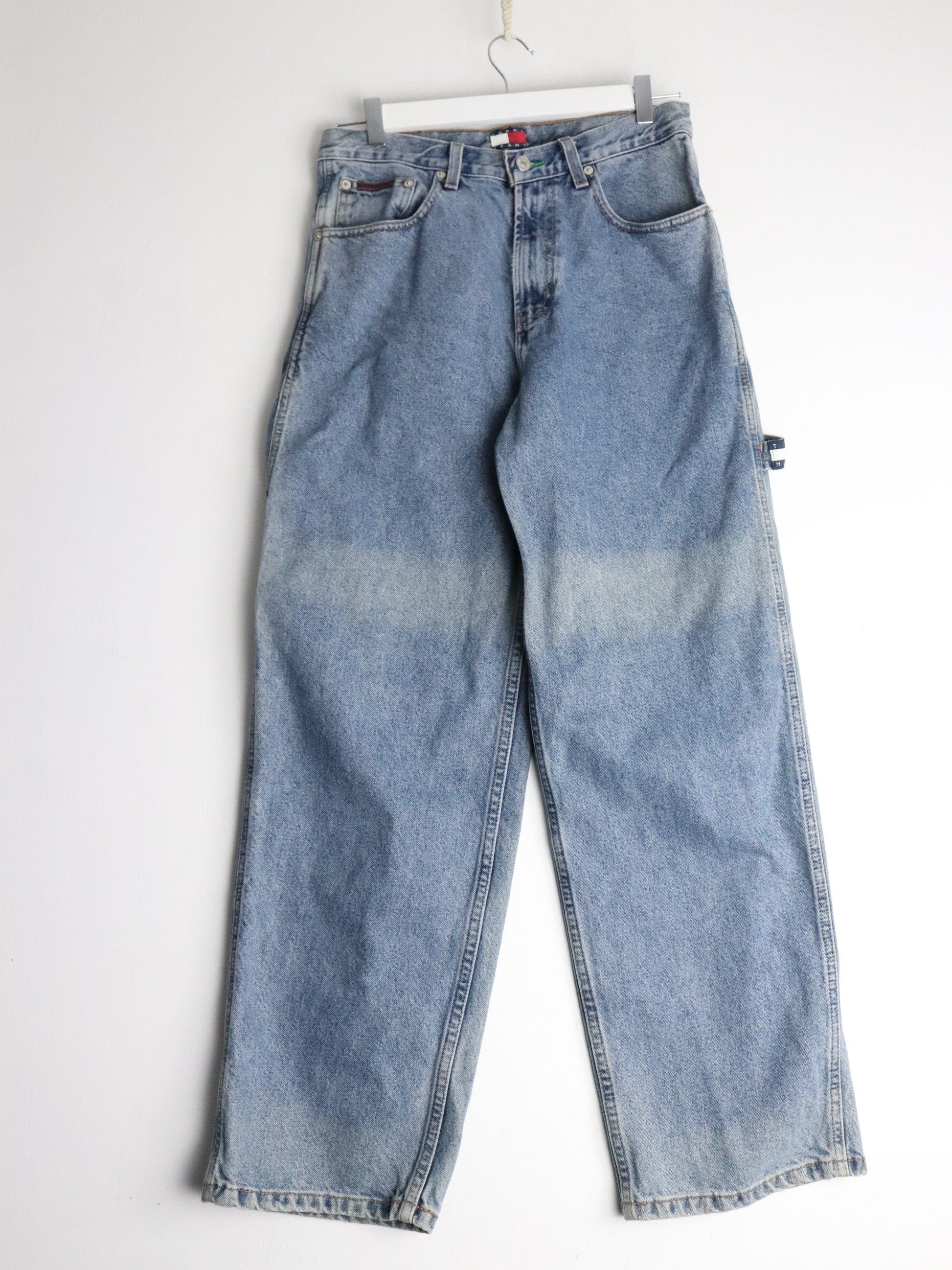 Tommy Hilfiger Jeans Vintage Tommy Hilfiger Pants Men 29 x 30 Blue Denim Carpenter Jeans