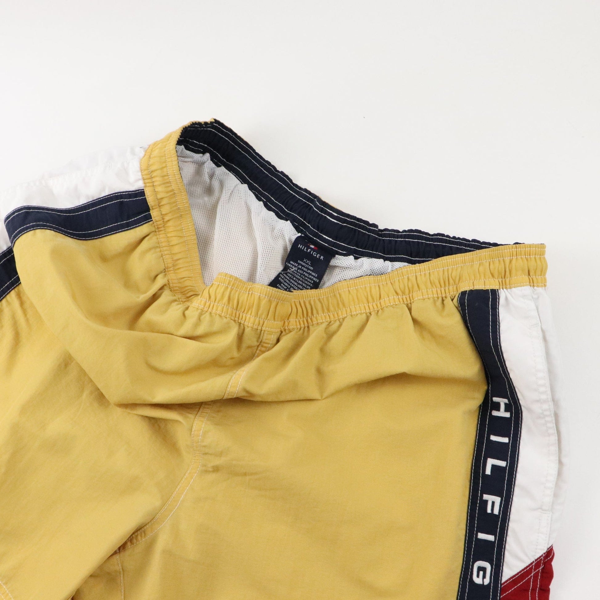 Tommy Hilfiger Shorts Tommy Hilfiger Swim Trunks Mens 2XL Yellow Flag Bath Suit Shorts