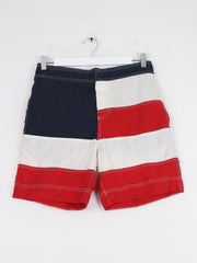 Tommy Hilfiger Swim Trunks Mens Small USA Flag Bathing Suit Shorts