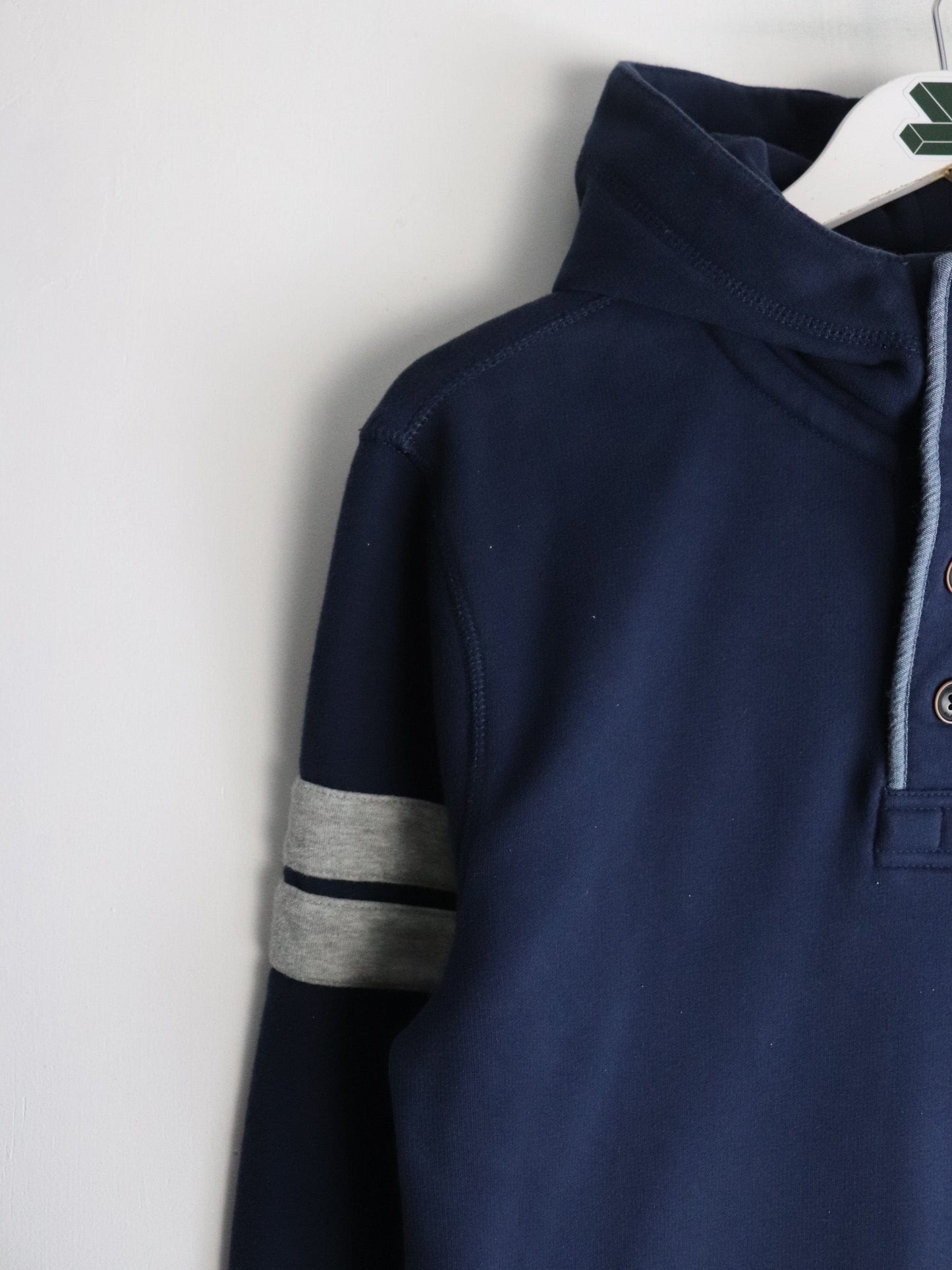 Tommy Hilfiger Sweatshirt Mens Medium Blue Hoodie from propervintagecanada