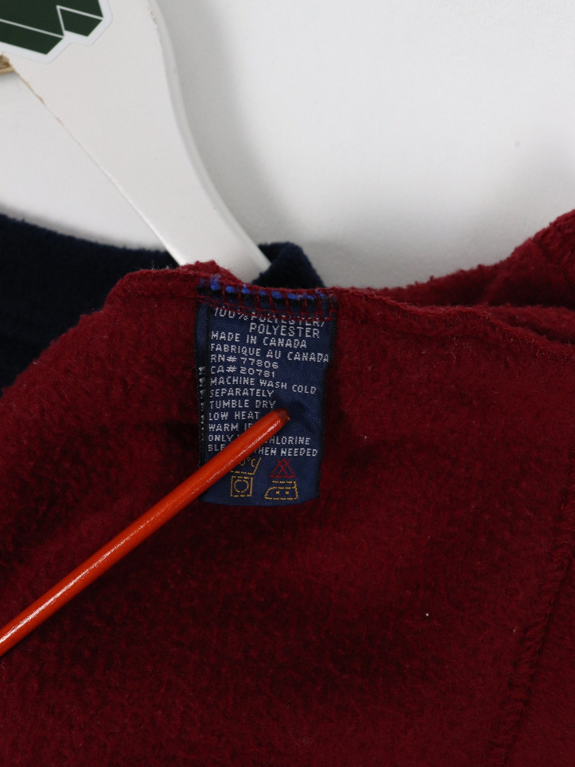 Tommy Hilfiger Sweatshirts & Hoodies Vintage Tommy Hilfiger Jeans Sweater Mens Small Red Fleece V Neck