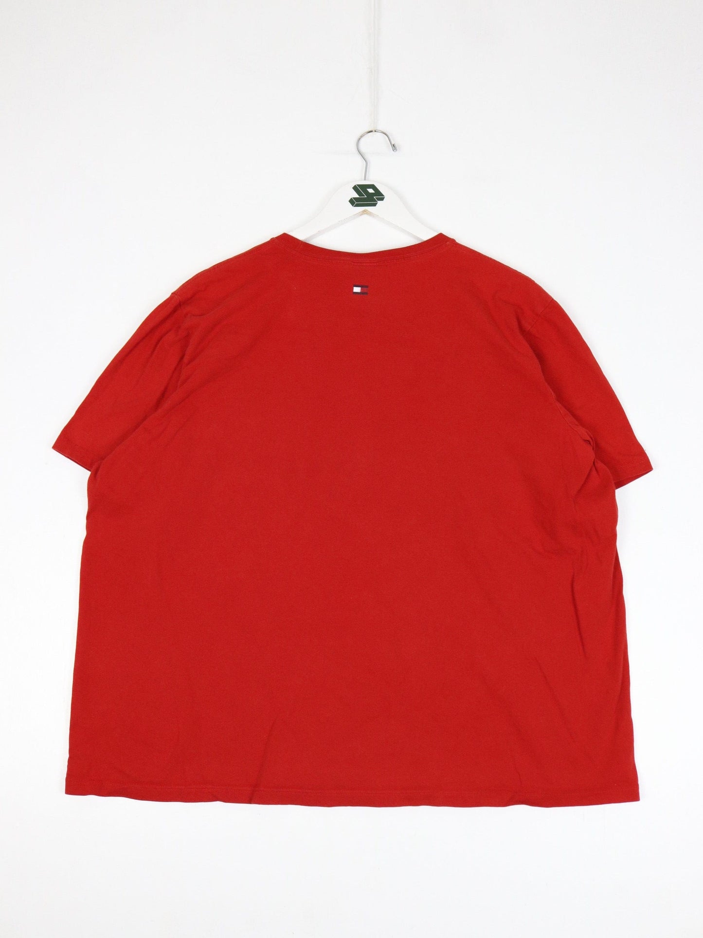 Tommy Hilfiger T Shirt Womens 2X Red Flag USA
