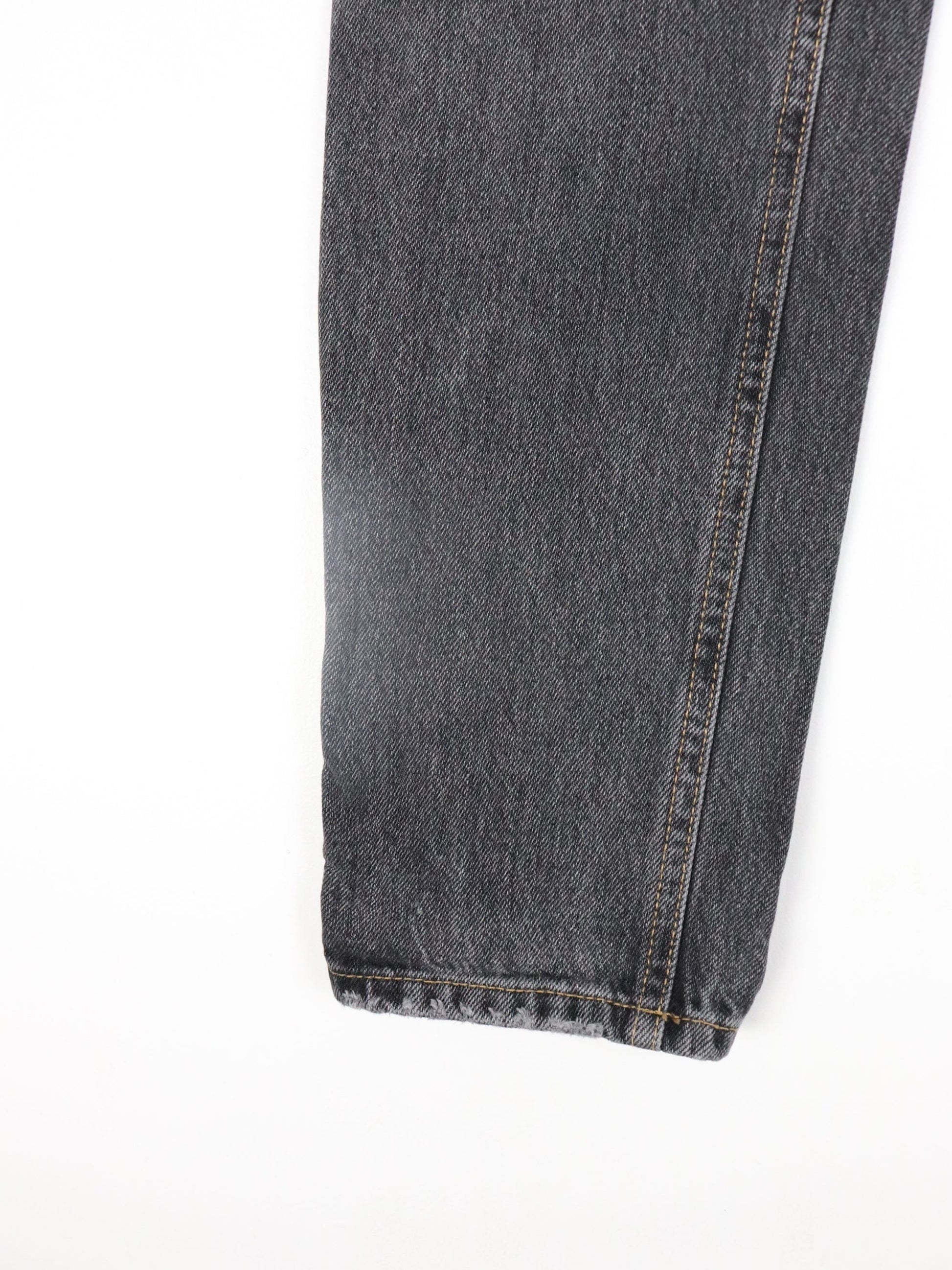 Topshop Pants Womens 25 x 30 Black Denim Jeans Mom High Waisted from propervintagecanada