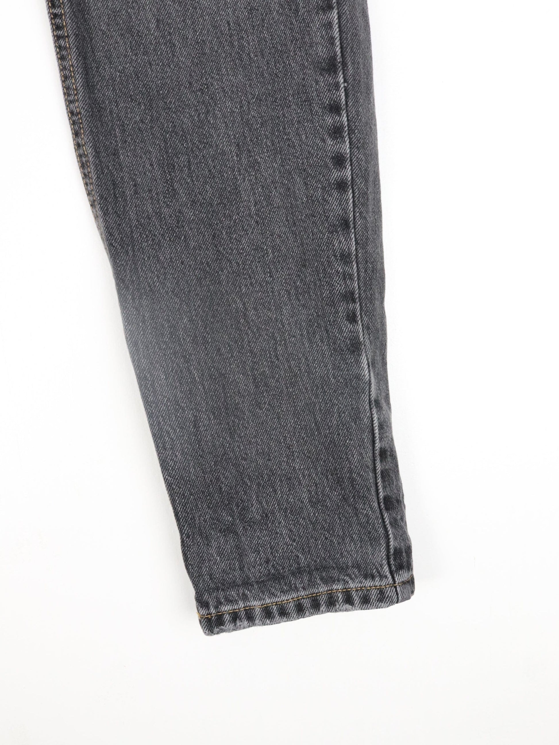 Topshop Pants Womens 25 x 30 Black Denim Jeans Mom High Waisted from propervintagecanada