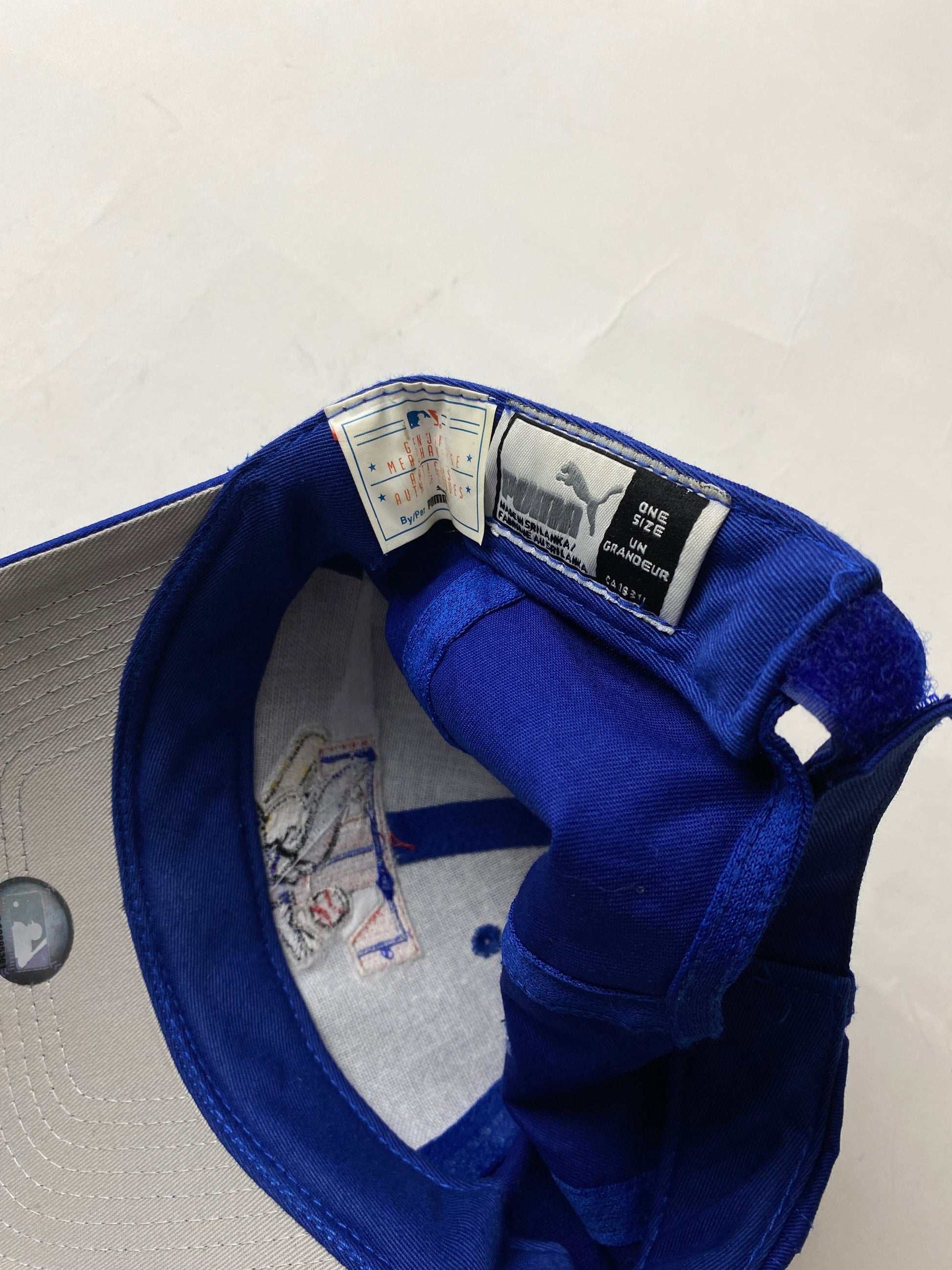 Toronto Blue Jays Hat Cap Adult Blue Strap Back from propervintagecanada