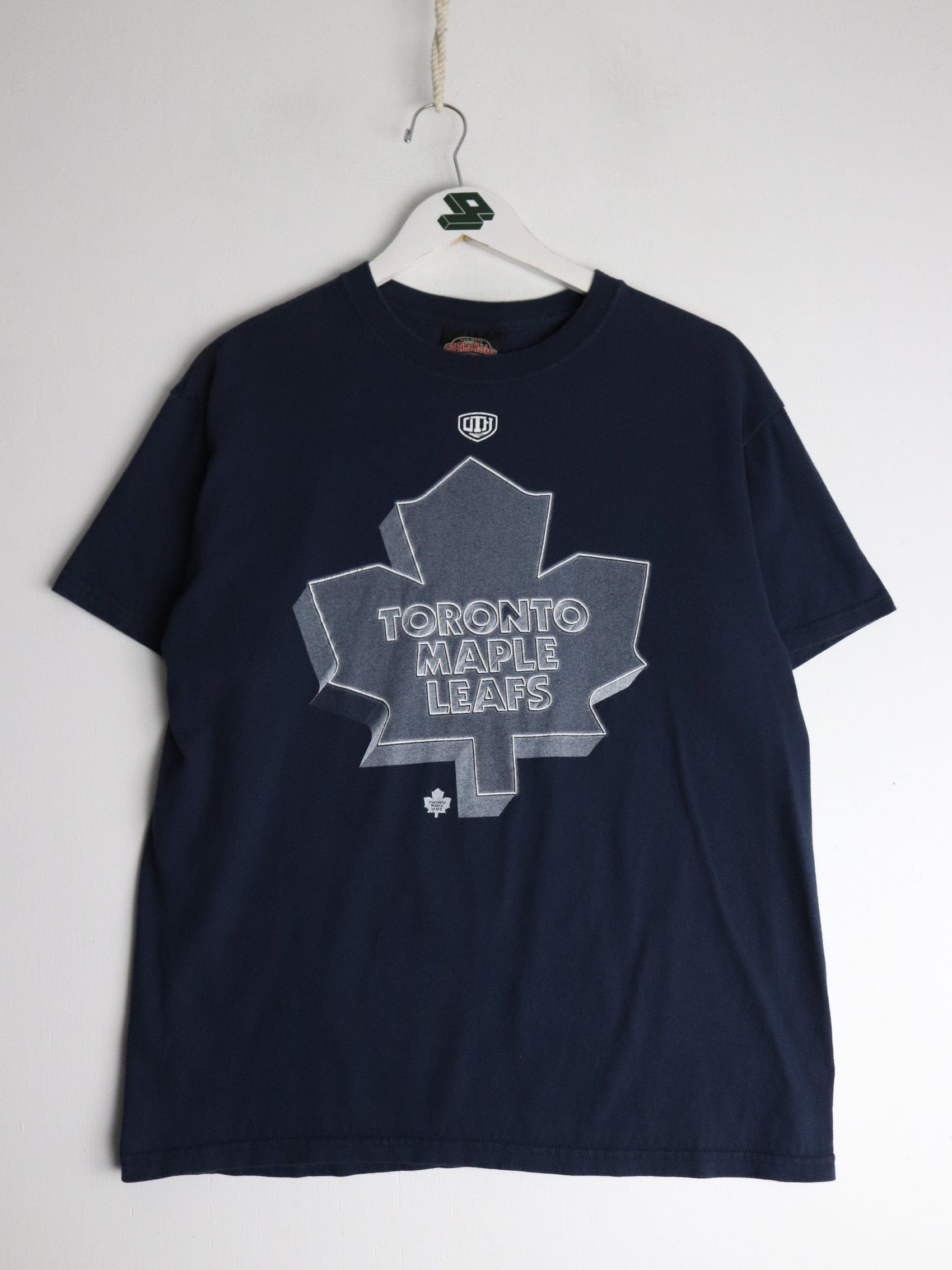 Toronto Maple Leafs T Shirt Mens Medium Blue NHL from propervintagecanada