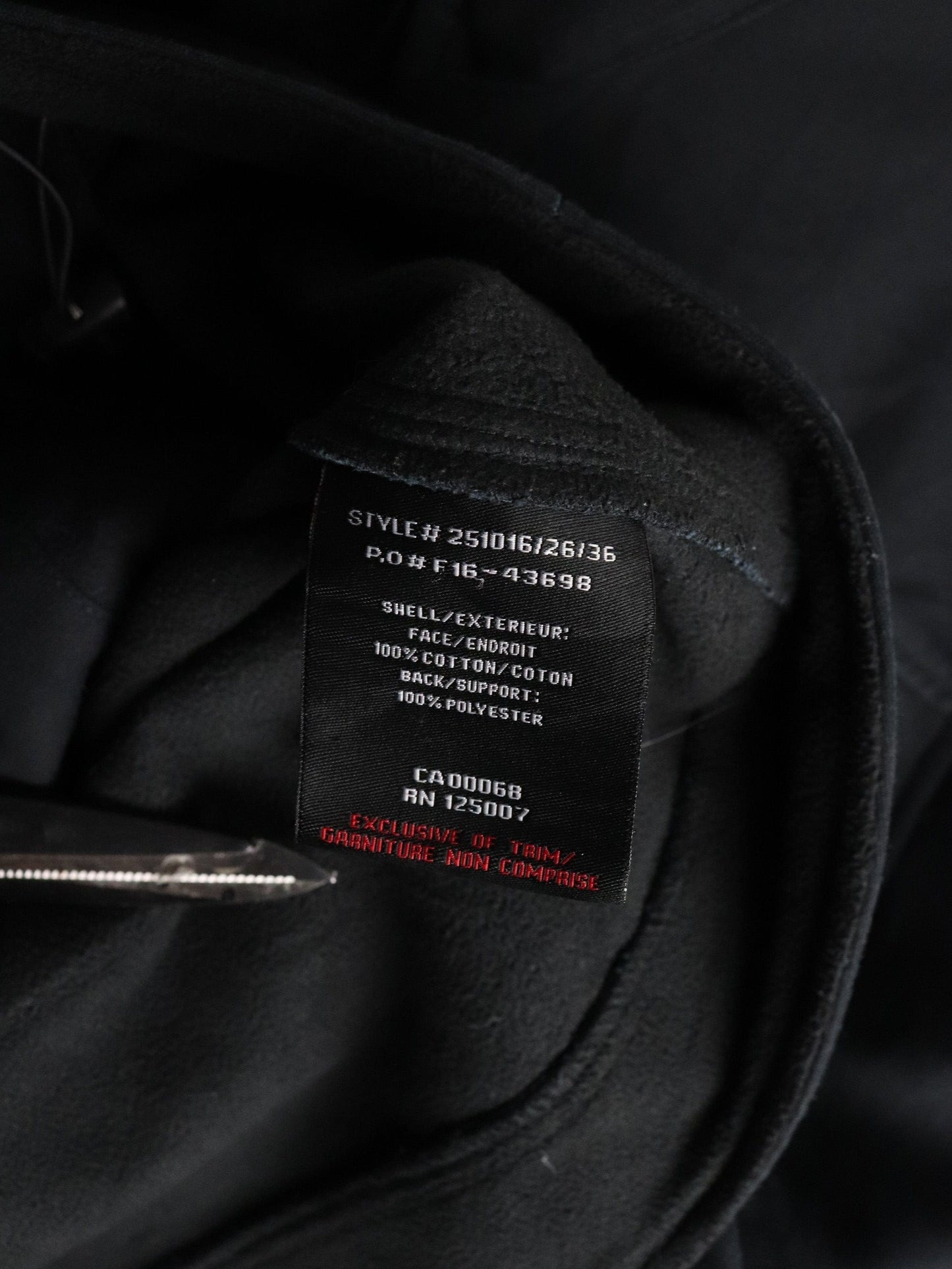 Tough Duck Jacket Mens XL Black Ford F-150