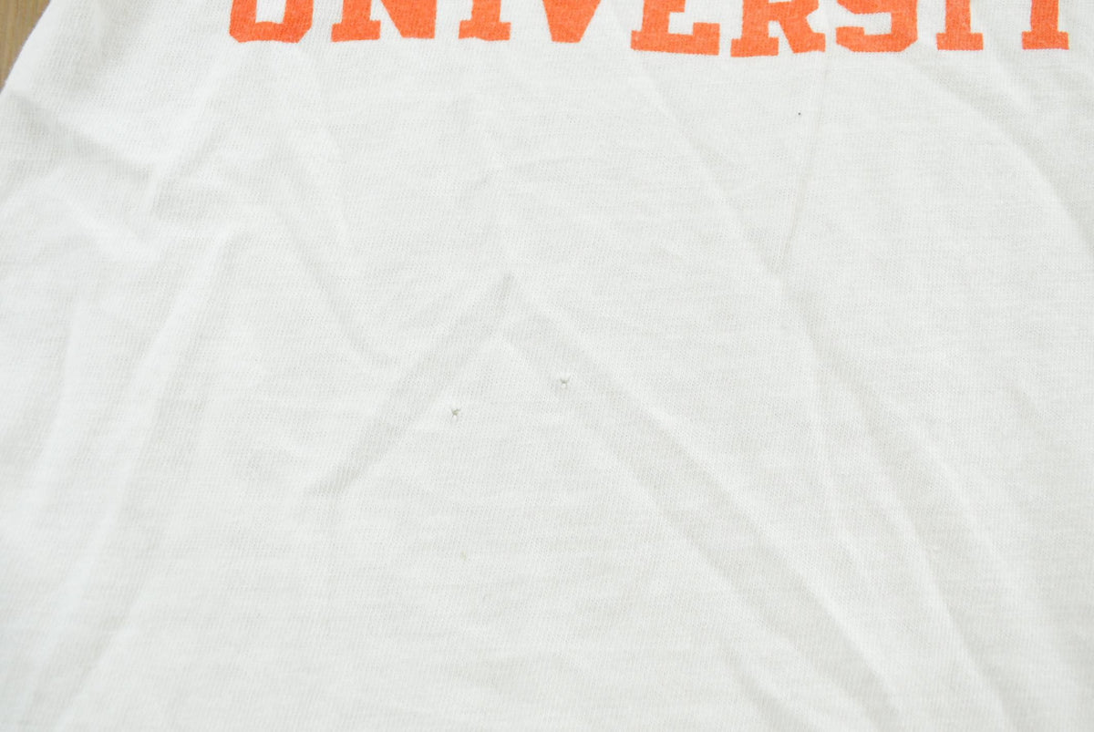True Vintage 1960s Champion Baker University Physical Education Collegiate T-Shirt Mens M from propervintagecanada