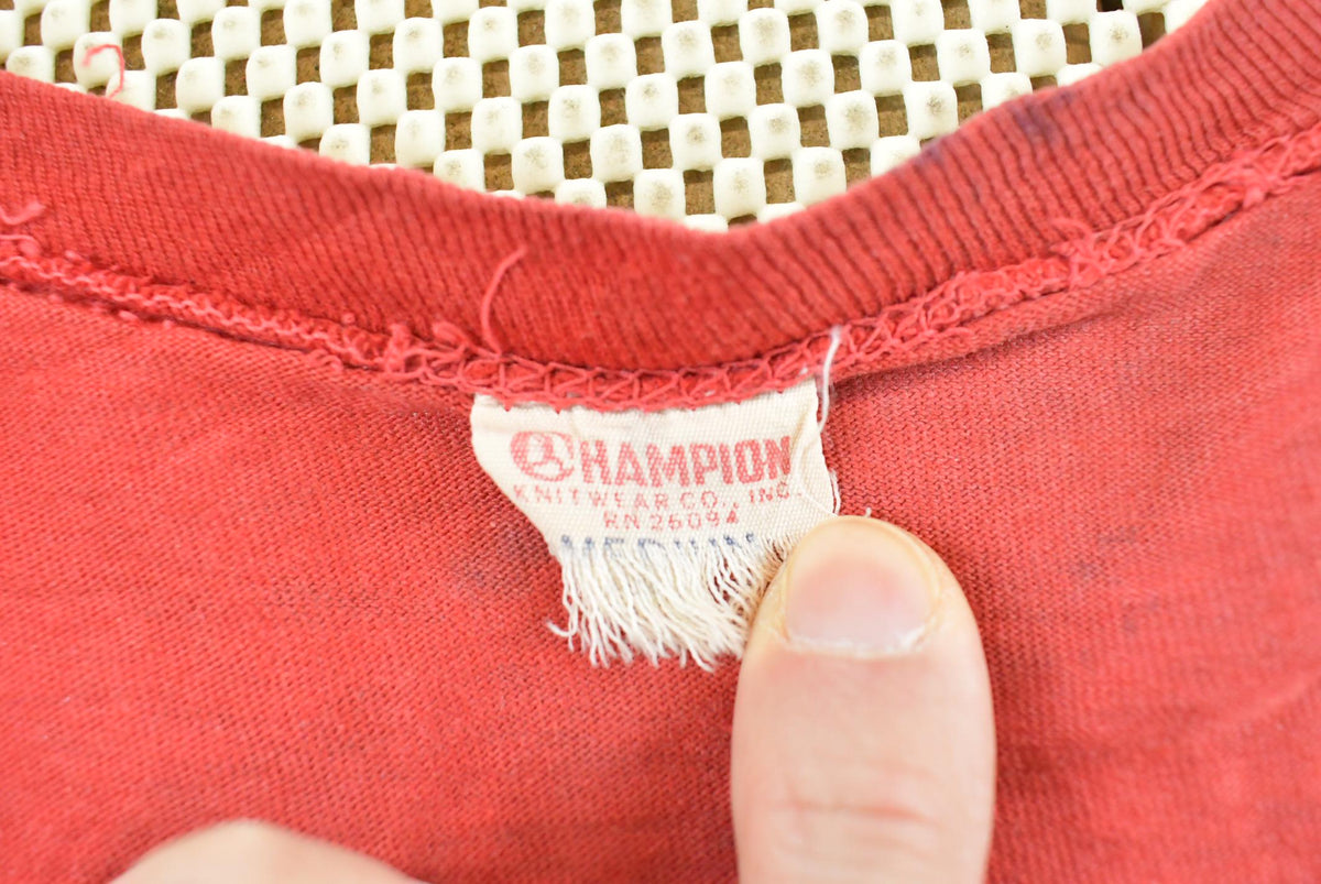 True Vintage 1960s Champion YMCA Camp T-Shirt Mens S Men's Medium from propervintagecanada