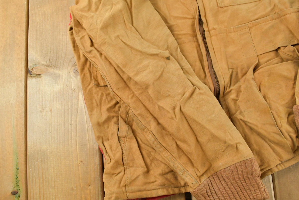 True Vintage 1960s Ideal Canvas Hunting Jacket Men's S / Made in USA / Outdoorsman / Talon Zipper / Duck Hunt Gear from propervintagecanada