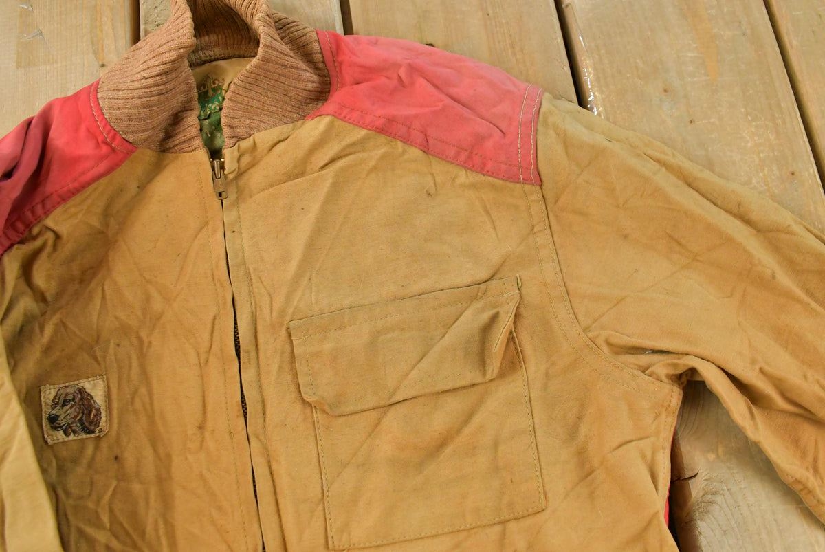 True Vintage 1960s Ideal Canvas Hunting Jacket Men's S / Made in USA / Outdoorsman / Talon Zipper / Duck Hunt Gear from propervintagecanada