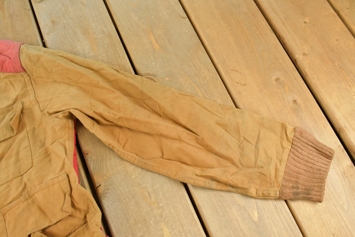 True Vintage 1960s Ideal Canvas Hunting Jacket Men's S / Made in USA / Outdoorsman / Talon Zipper / Duck Hunt Gear from propervintagecanada