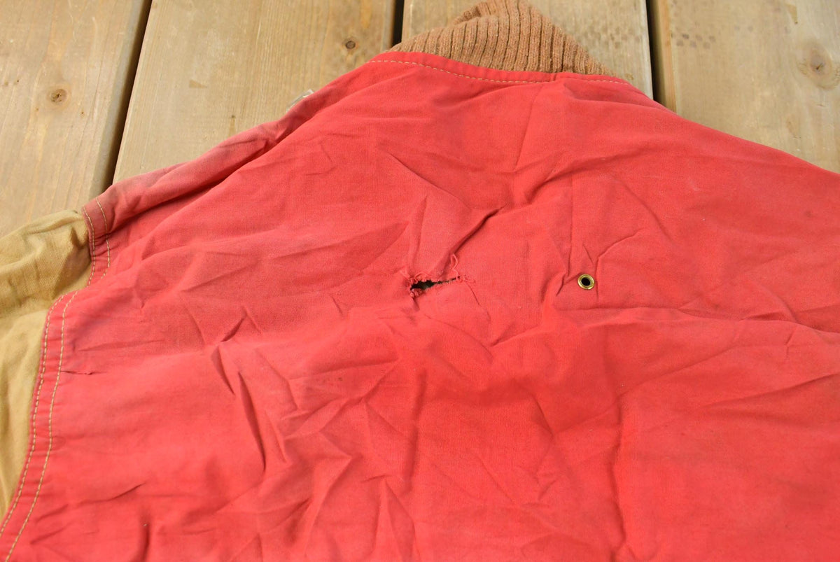True Vintage 1960s Ideal Canvas Hunting Jacket Men's S / Made in USA / Outdoorsman / Talon Zipper / Duck Hunt Gear from propervintagecanada