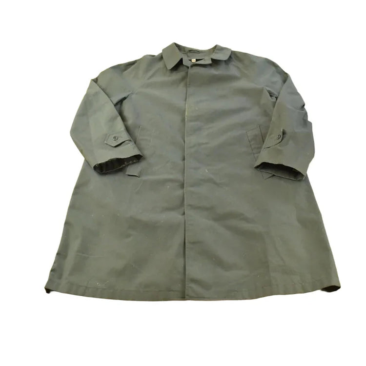 True Vintage 1960s Larini Olive Green Trench Coat Jacket Men's L / 60s Streetwear / Outerwear / Outdoors from propervintagecanada
