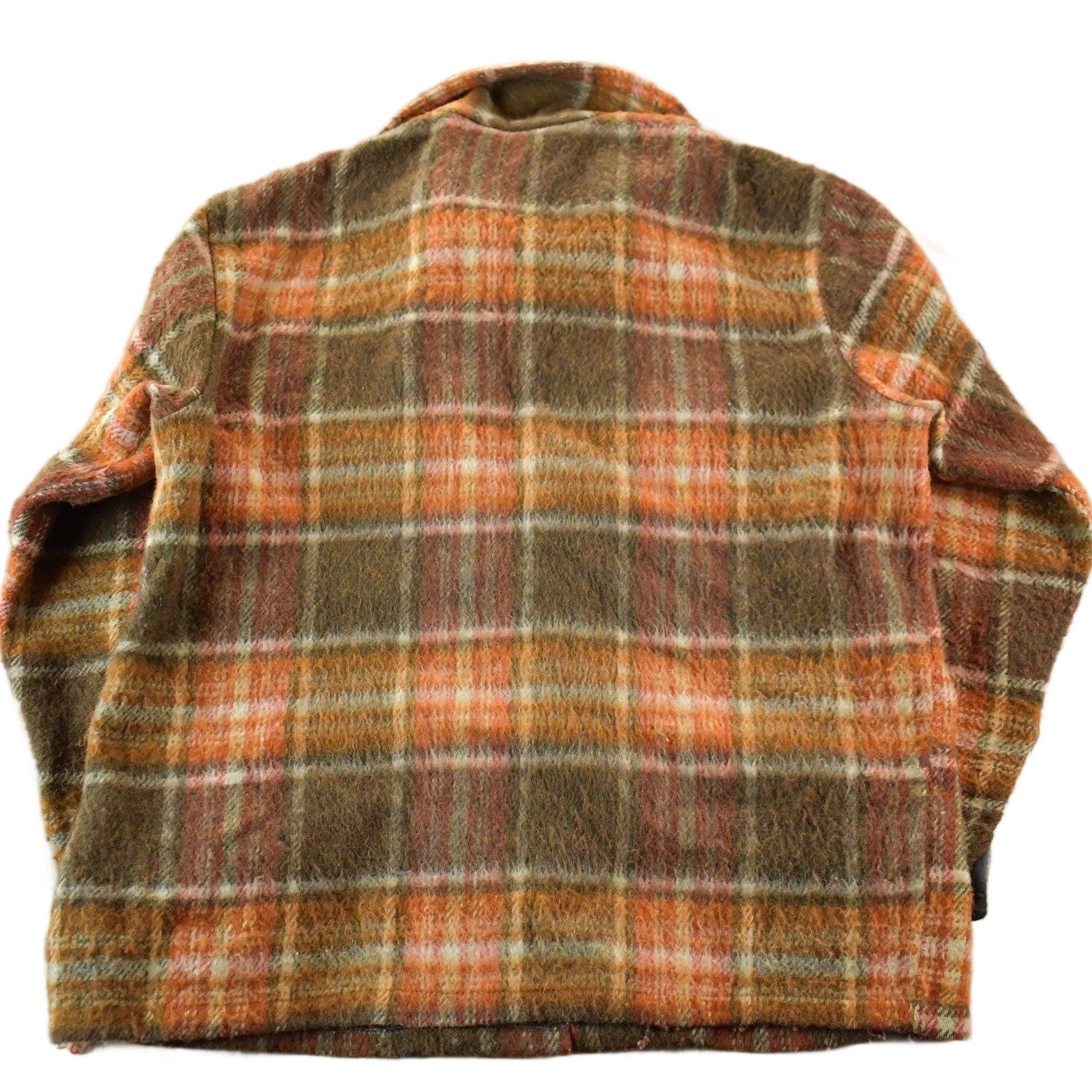 True Vintage 1960s Wool Flannel Button Up Shirt Jacket from propervintagecanada