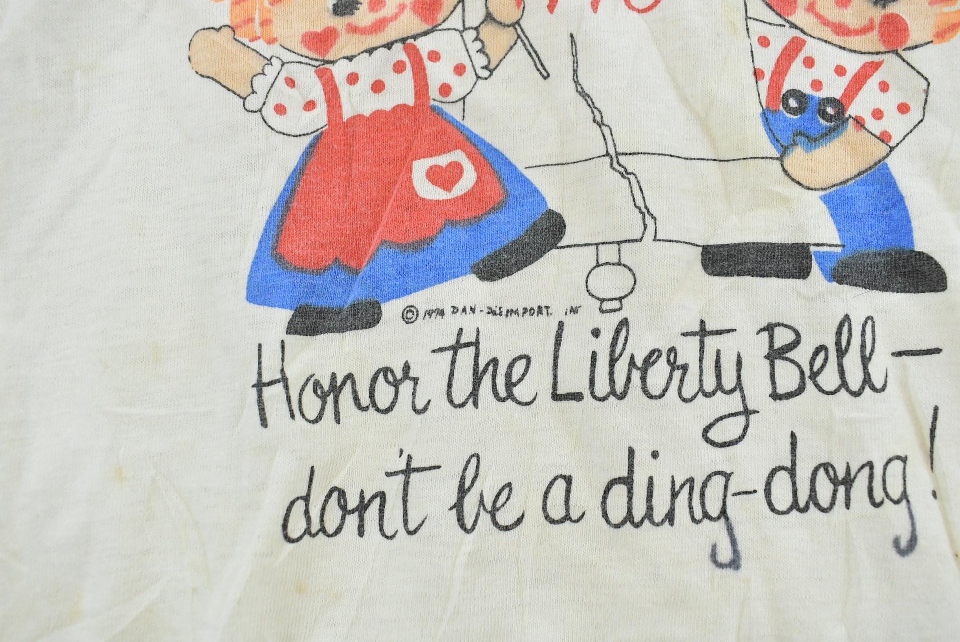 True Vintage 1970s 1776 Liberty Bell American Independence T-Shirt Youth XS from propervintagecanada