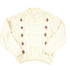 True Vintage 1970s Beldoch Popper Cable Knit Crewneck Sweater Women&