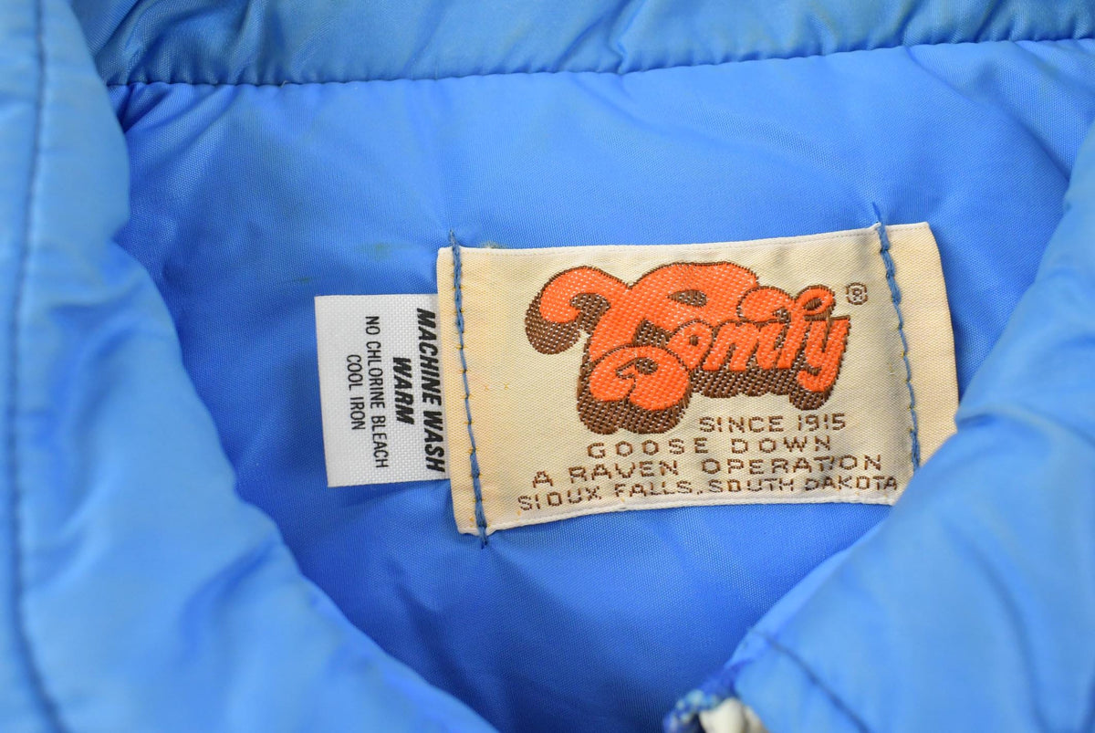 True Vintage 1970s Comfy Goose Down Western Puffer Vest Jacket Men's S from propervintagecanada