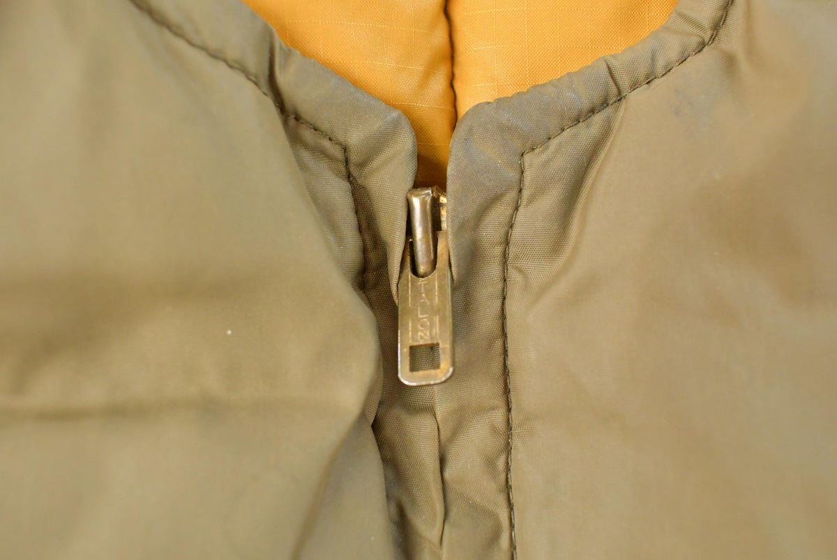 True Vintage 1970s Eddie Bauer Goose Down Puffer Vest Jacket Men's M / 70s Vest / Streetwear / Outdoorsman / Hiking / Ski / Talon Zipper from propervintagecanada