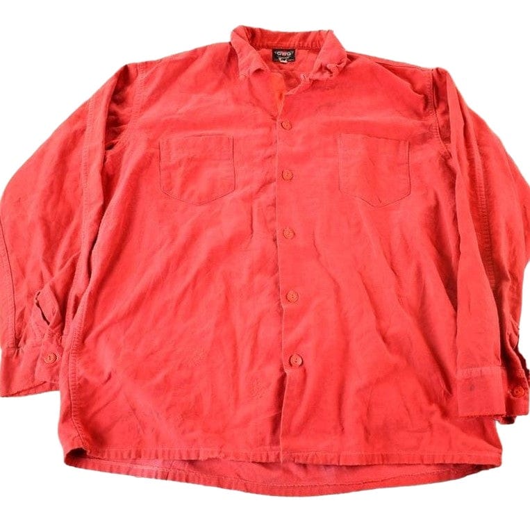 True Vintage 1970s GWG Red Button Up Flannel Shirt Men's Large from propervintagecanada