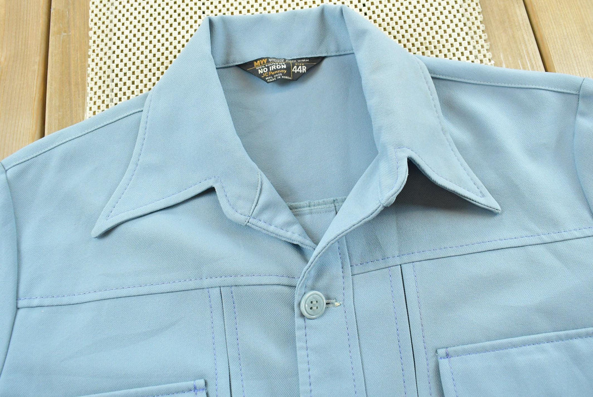 True Vintage 1970s JC Penney Shacket Overshirt Button Up Shirt Men's Men's Large from propervintagecanada