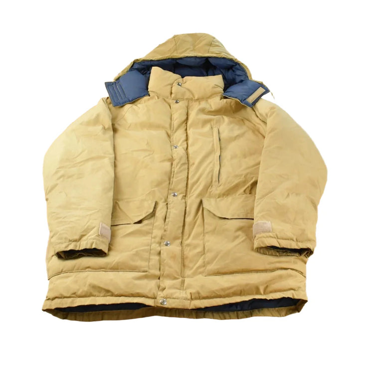 True Vintage 1970s North Face Down Hooded Puffer Jacket Men's L / Ski Jacket / Outdoors / 70s North Face / Made in USA from propervintagecanada