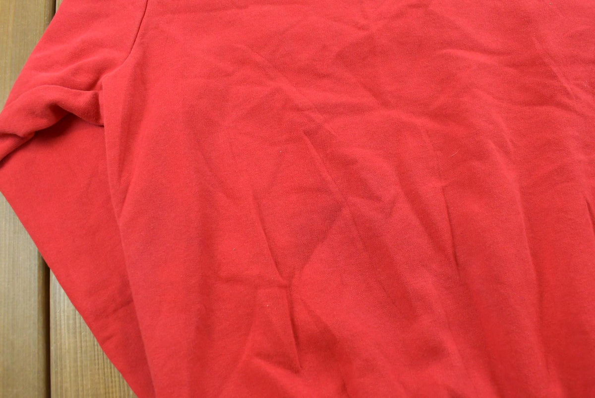 True Vintage 1970s Quarter Zip Denim Accents Collared Sweatshirt Men's XL from propervintagecanada