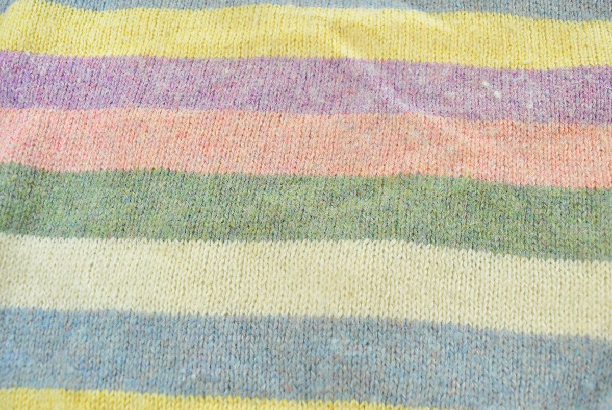 True Vintage 1970s Sweaterville Striped Wool Blend Knit Sweater Vest Women's M from propervintagecanada