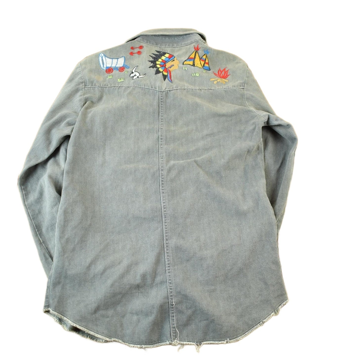 True Vintage 1970s Western Native Button Up Shirt Womens S from propervintagecanada