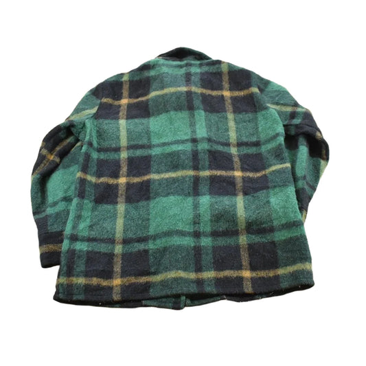 True Vintage 1970s Wool Flannel Over Shirt Shacket Men's S from propervintagecanada