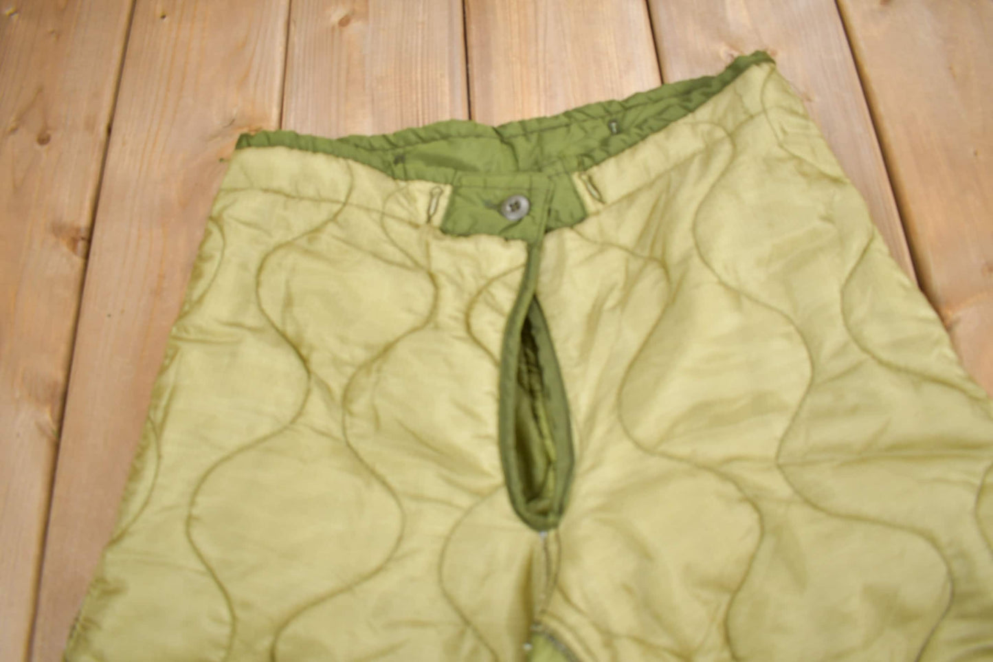 True Vintage 1972 Military Cold Weather Liner Pants Men's XS Short from propervintagecanada
