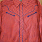 True Vintage 1980s JCPenny Western Apparel Western Cowboy Long Tail Button Up Shirt Men's XL from propervintagecanada