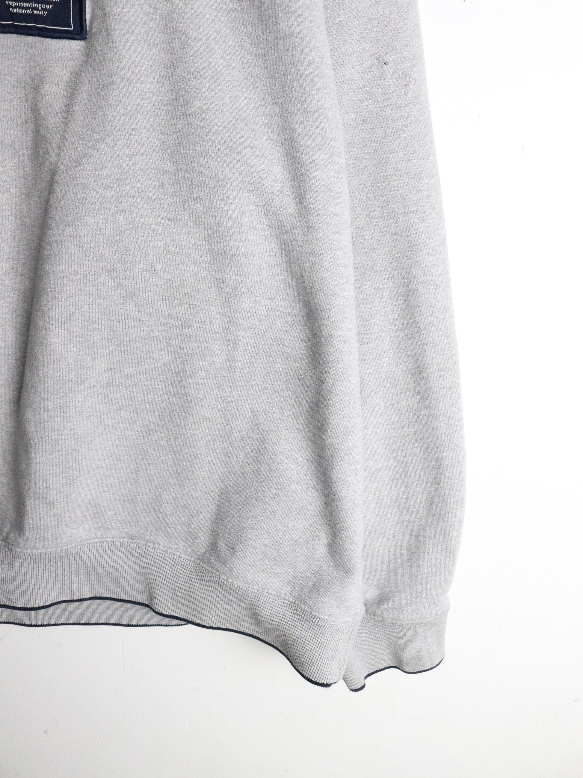 U.S.A. Sweatshirt Mens XL Grey Flag from propervintagecanada