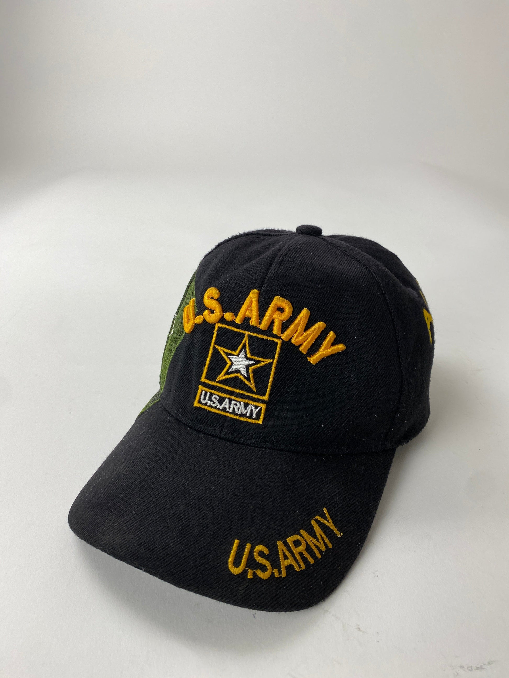 U.S. Army Hat Cap Adult Black Strap Back