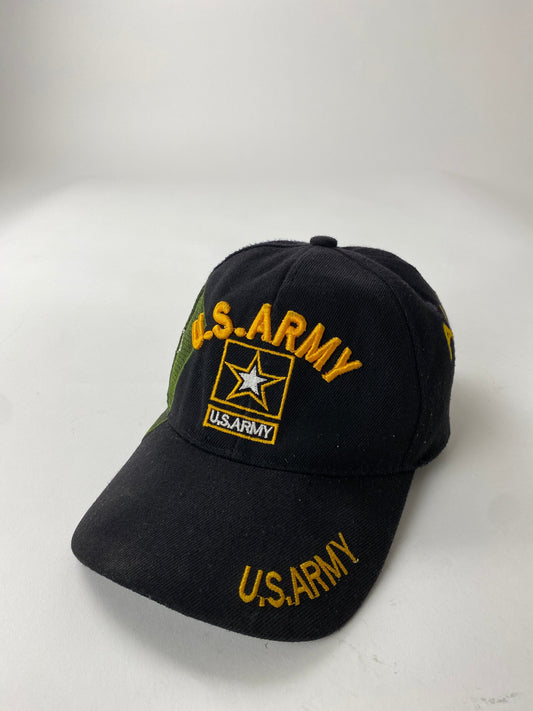 U.S. Army Hat Cap Adult Black Strap Back