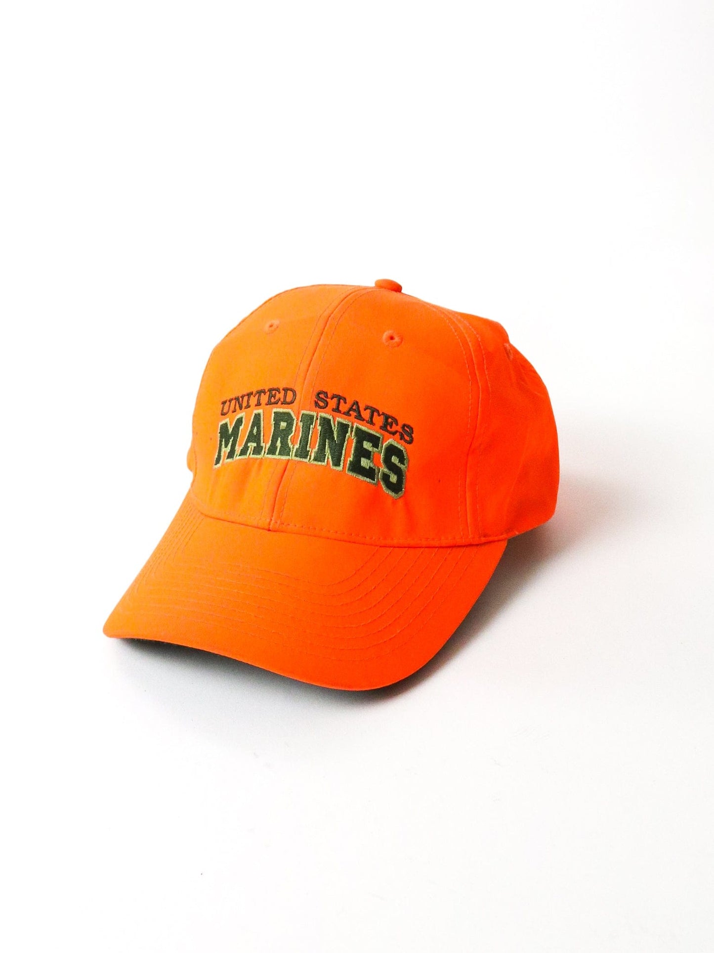 U.S. Marines Hat Cap Adult Orange Snap Back