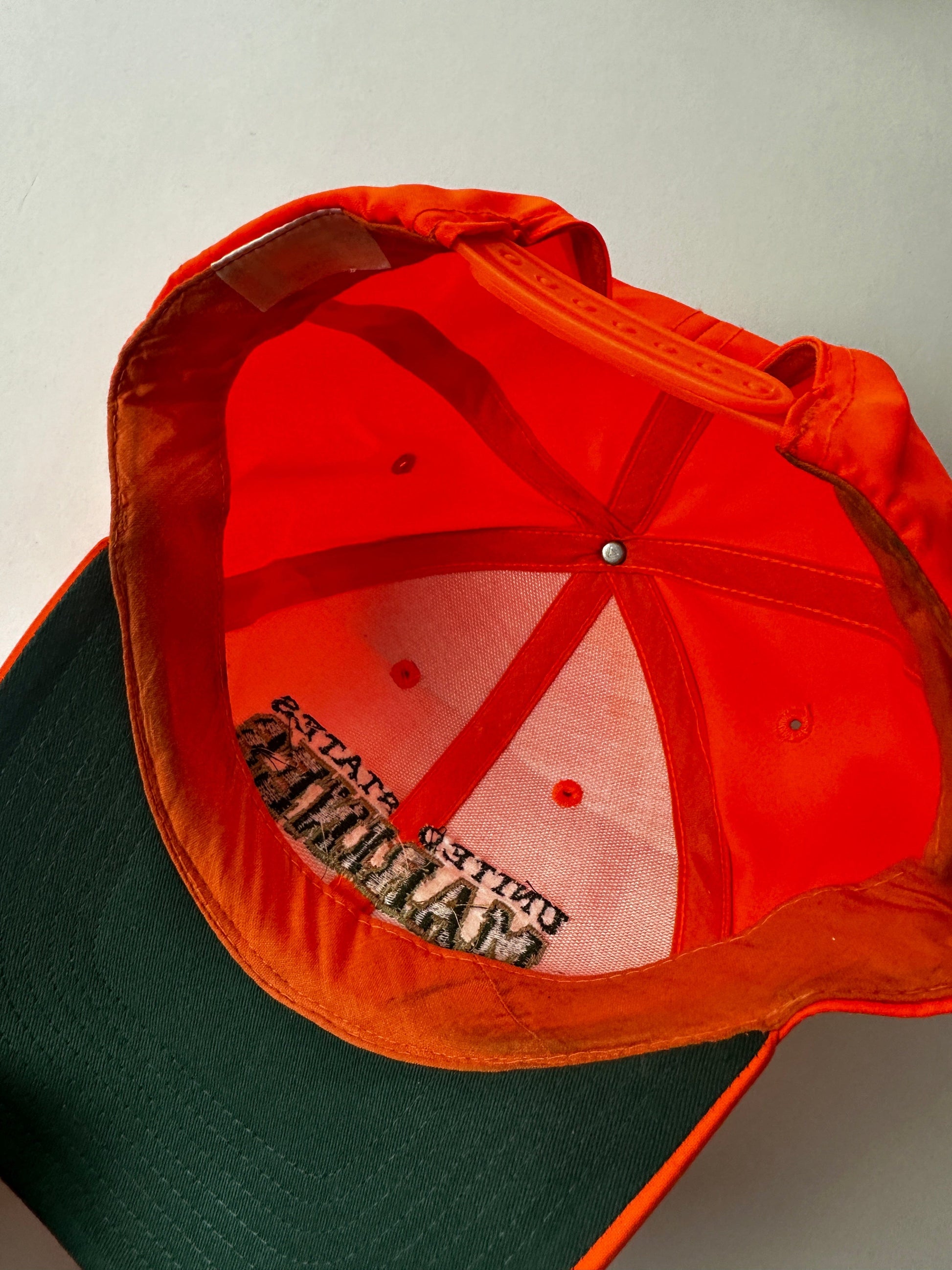 U.S. Marines Hat Cap Adult Orange Snap Back