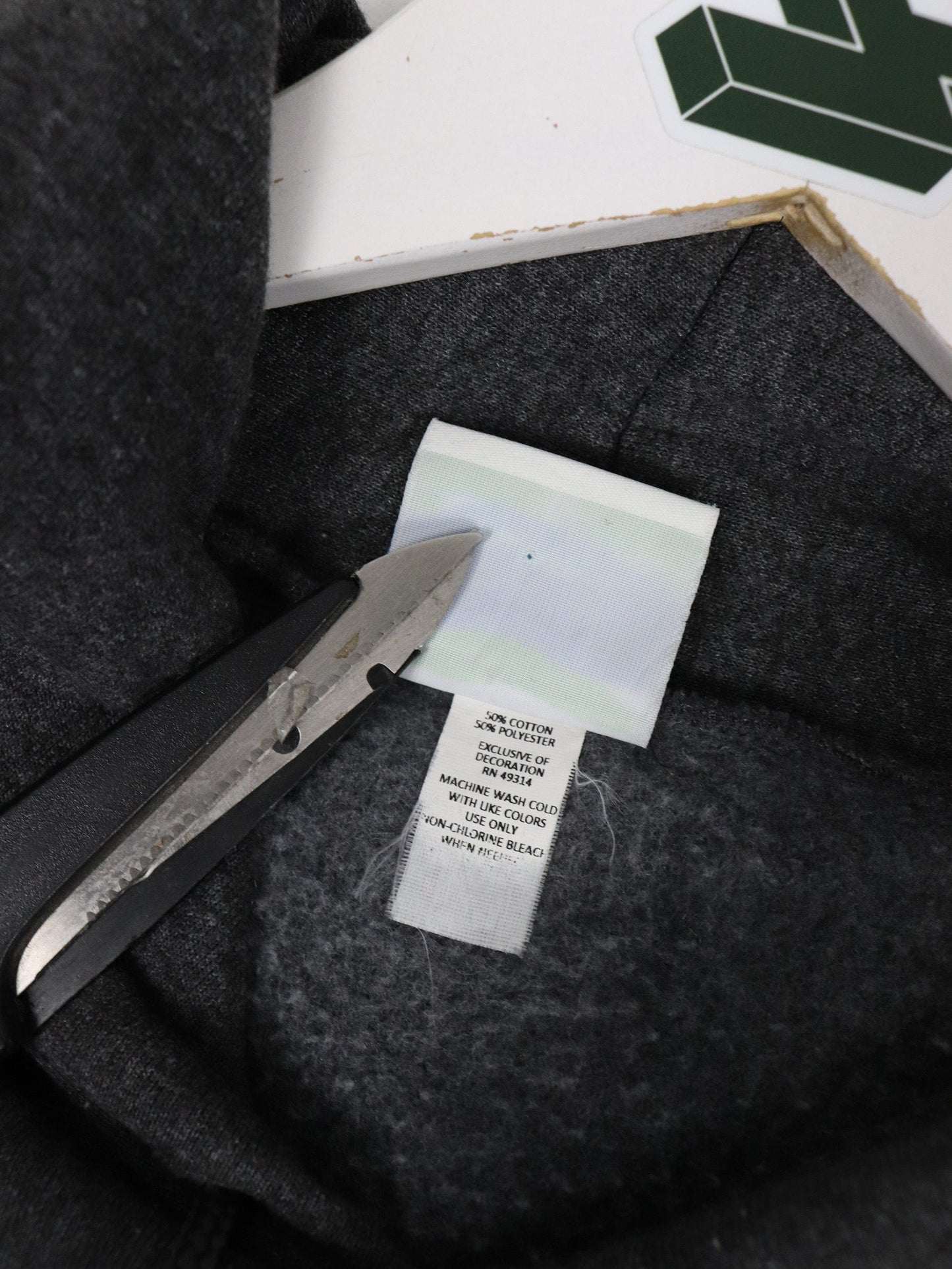 U.S. Navy Sweatshirt Mens Small Grey Champion Hoodie